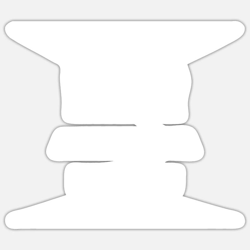 NEVER A FAILURE ALWAYS A LESSON Sticker Größe S (10 x 10 cm)