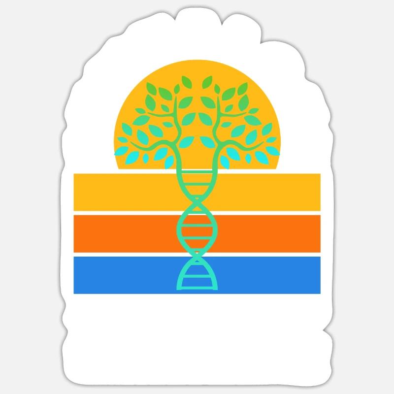 Ancestral obsession disorder - Sticker size S (10 x 10 cm) - white matte