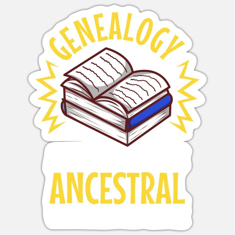 Ancestral obsession disorder - Sticker size S (10 x 10 cm) - white matte