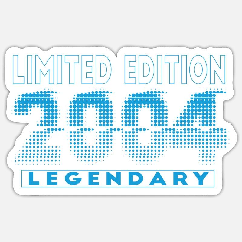 Édition limitée 2004 Graffiti - Sticker taille S (10 x 10 cm) - blanc mat