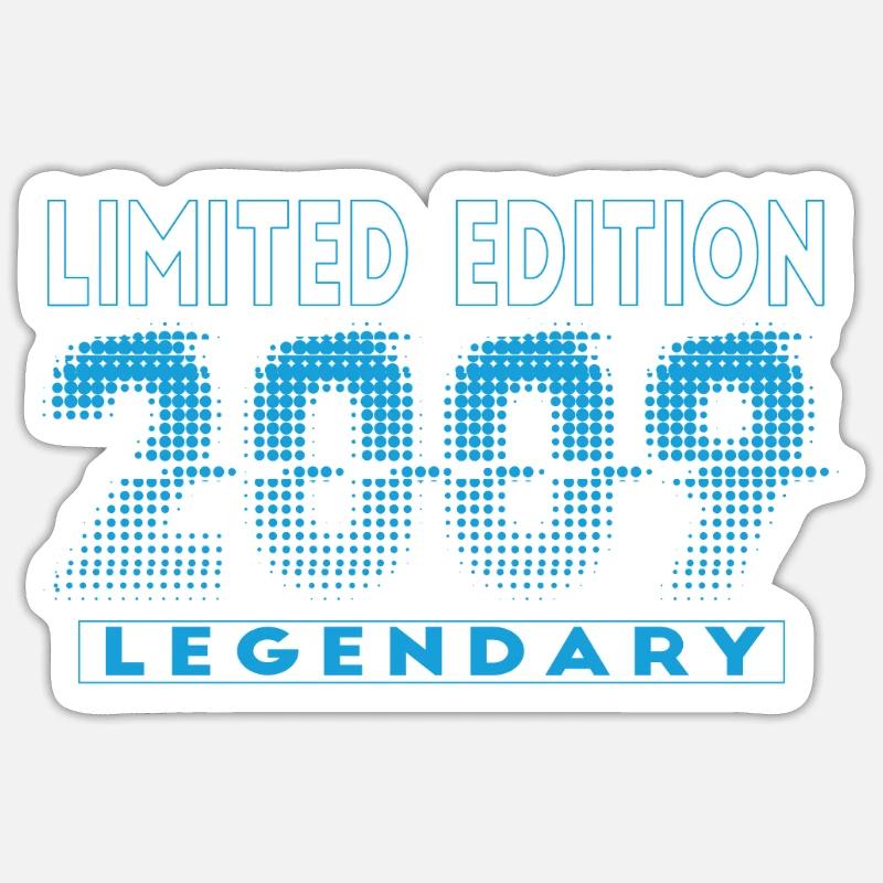 Édition Limitée 2009 Graffiti - Sticker taille S (10 x 10 cm) - blanc mat