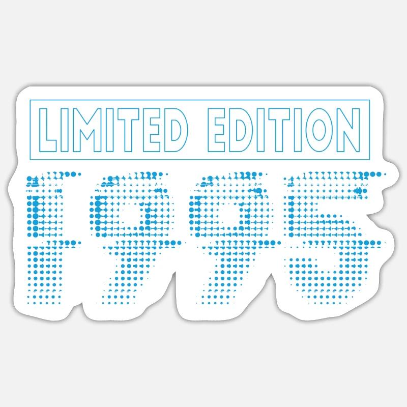 Édition Limitée 1995 Graffiti - Sticker taille S (10 x 10 cm) - blanc mat