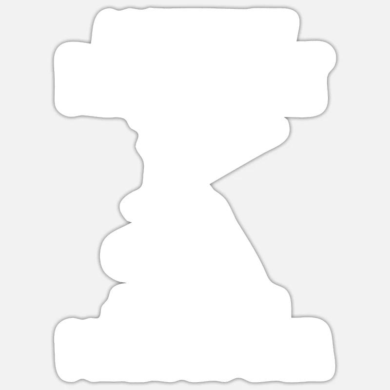 Fun pole vault Sticker size S (10 x 10 cm)