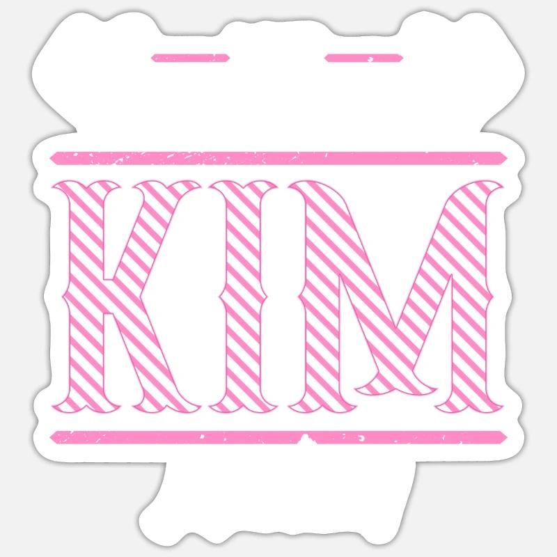 Kim Geschenkidee Geschenk Geburtstag Sticker Größe S (10 x 10 cm)