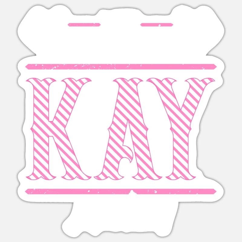 Kay Geschenkidee Geschenk Geburtstag Sticker Größe S (10 x 10 cm)