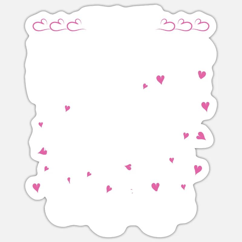 Briard Geschenk Hunde - Sticker Größe S (10 x 10 cm) - Mattweiß
