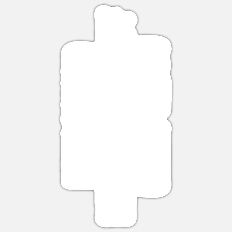 Briard Geschenk Hunde - Sticker Größe S (10 x 10 cm) - Mattweiß