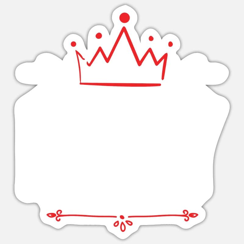 Lucy - Sticker Größe S (10 x 10 cm) - Mattweiß