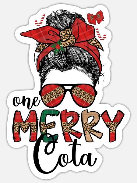 COTA Christmas Occupational Therapy Assistant Xmas - Sticker Größe S (10 x 10 cm) - Mattweiß