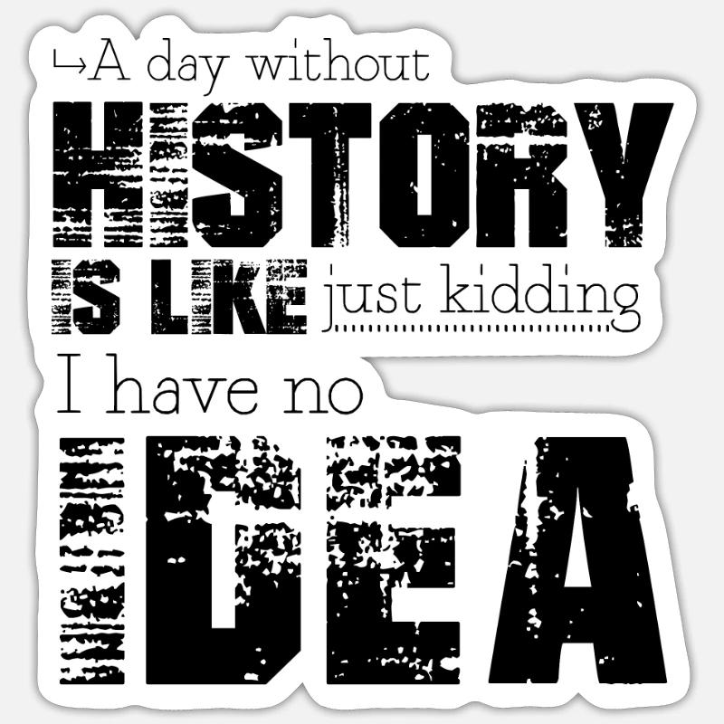 History Sticker size S (10 x 10 cm)