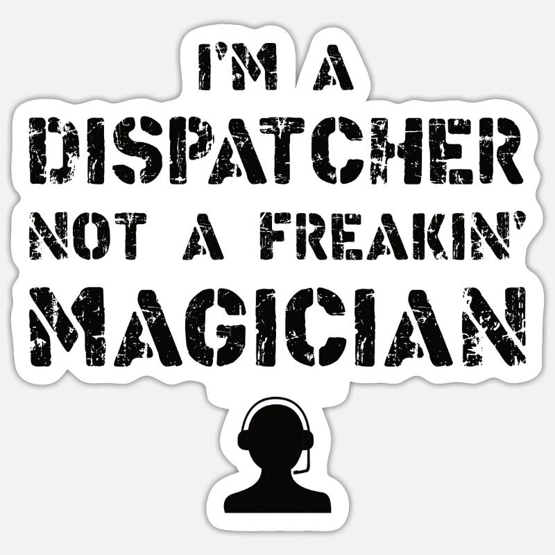 Bester Disponent Spruch Geschenk Beruf Logistik Sticker Größe S (10 x 10 cm)