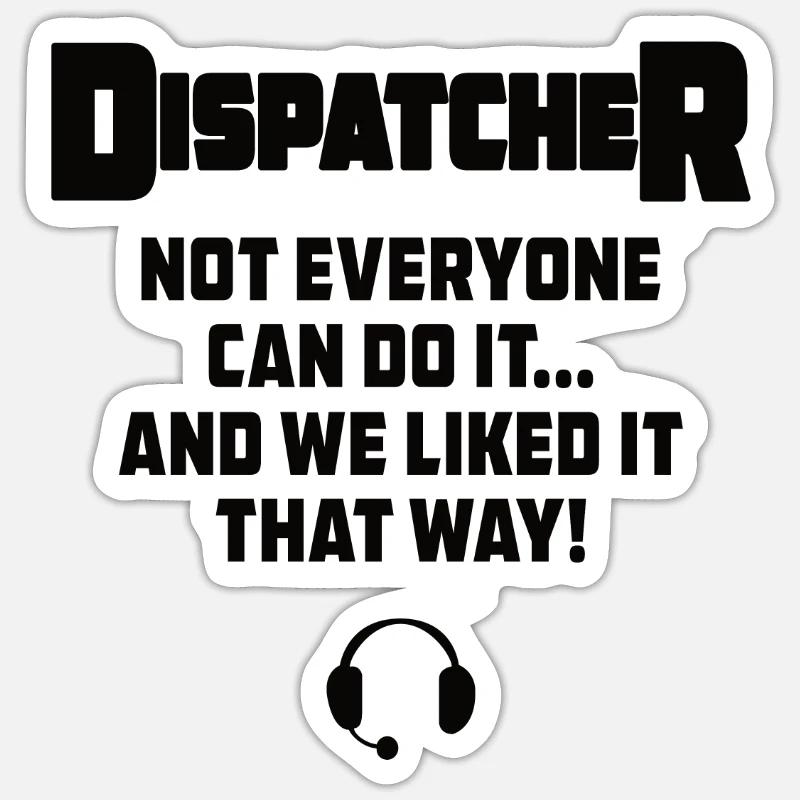 Meilleur devis de répartiteur Profession de cadeau Logistique - Sticker taille S (10 x 10 cm) - blanc mat