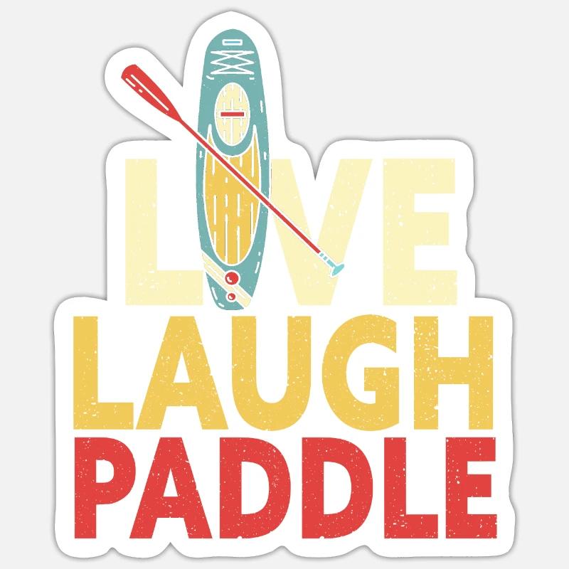 SUP Paddle Board Paddleboarding Sticker size S (10 x 10 cm)
