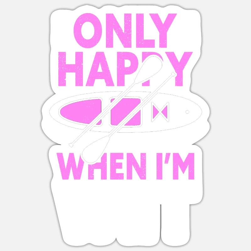 SUP Paddle Board Paddleboarding Sticker size S (10 x 10 cm)