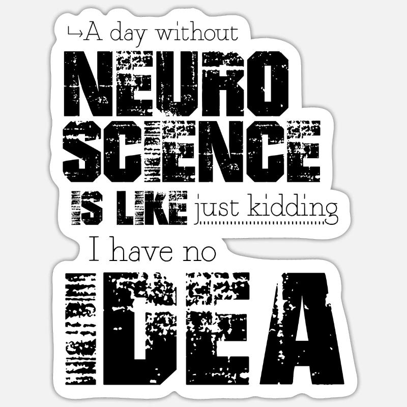 Neurosciences Sticker taille S (10 x 10 cm)