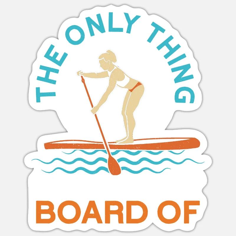 SUP Paddle Board Paddleboarding Sticker size S (10 x 10 cm)