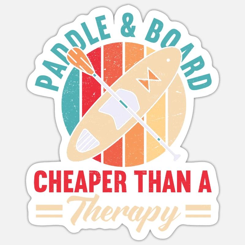 SUP Paddle Board Paddleboard Sticker taille S (10 x 10 cm)