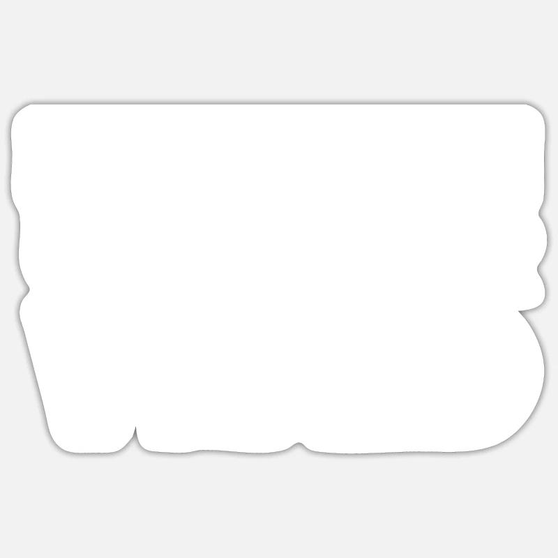 Currently unsupervised unsupervised sarcastic - Sticker size S (10 x 10 cm) - white matte