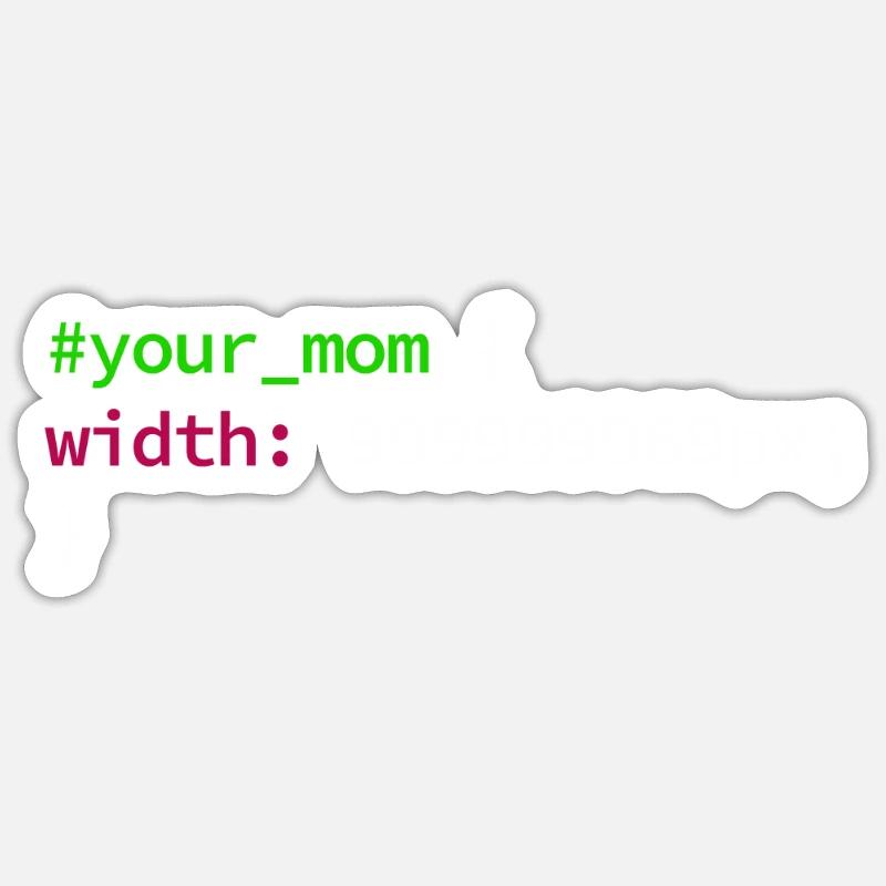 Web und CSS Programmierer Developer Coding Code Sticker Größe S (10 x 10 cm)