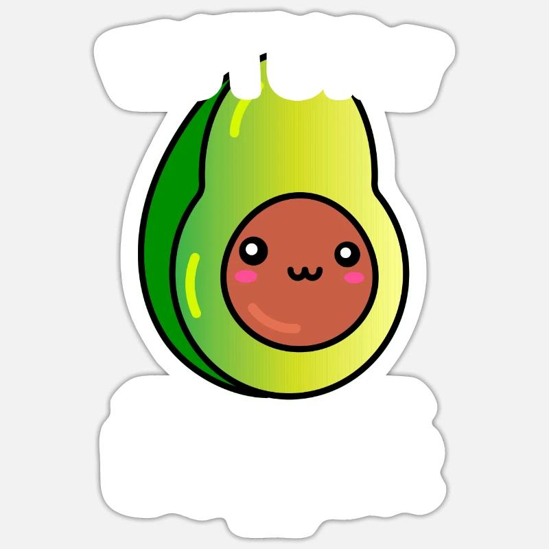 Future Avocado Lover Sticker size S (10 x 10 cm)