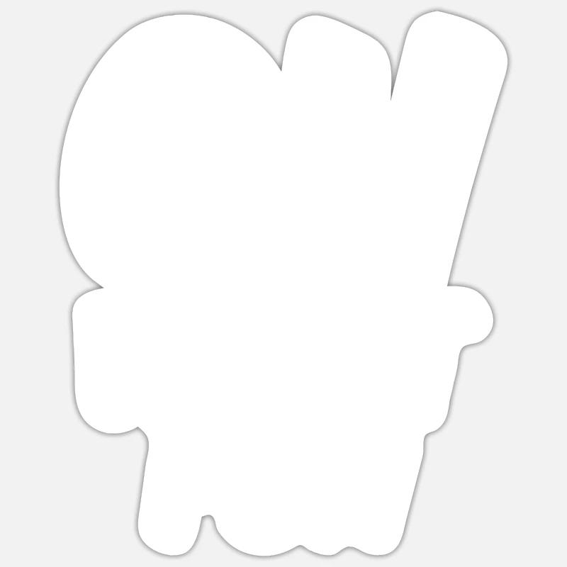 Oh what fun - Sticker size S (10 x 10 cm) - white matte