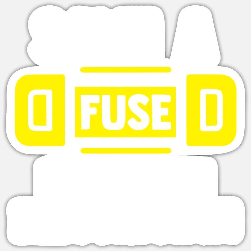 Electronics technician Electrician Electrical engineer Sticker size S (10 x 10 cm)