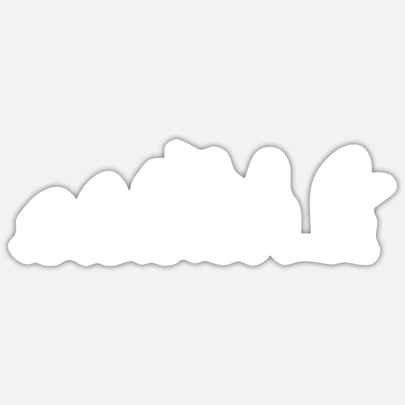 Fire Brigade Evolution Firefighter Woman Gift Sticker size S (10 x 10 cm)