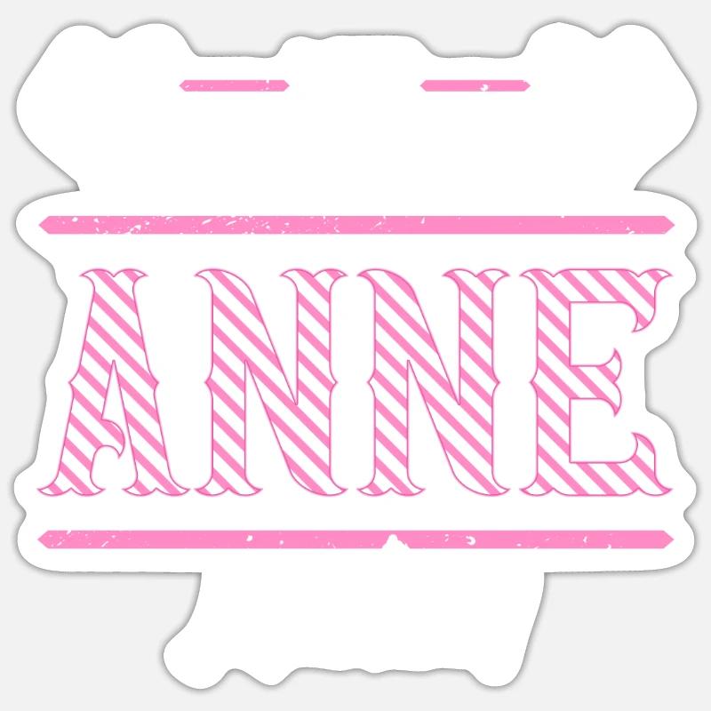 Anne Geschenkidee Geschenk Geburtstag Sticker Größe S (10 x 10 cm)