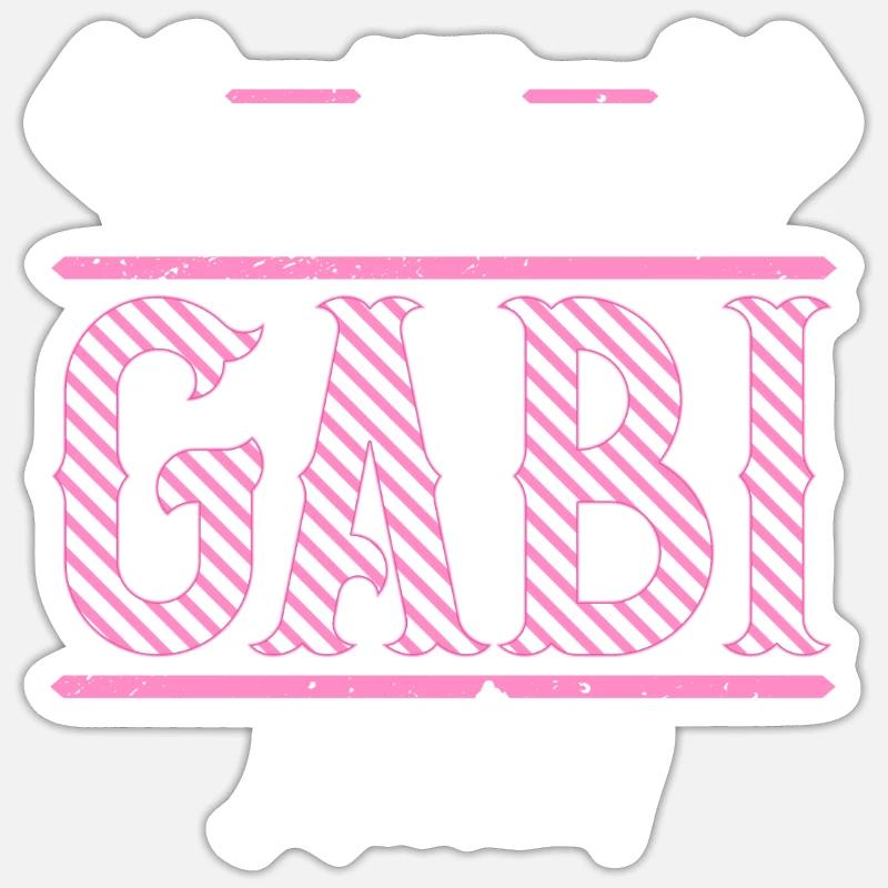 Gabi Geschenkidee Geschenk Geburtstag Sticker Größe S (10 x 10 cm)