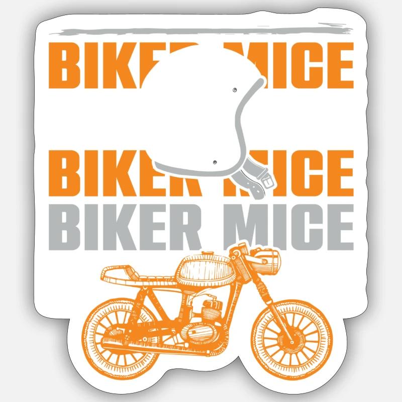 Motorcycle biker quote - Sticker size S (10 x 10 cm) - white matte