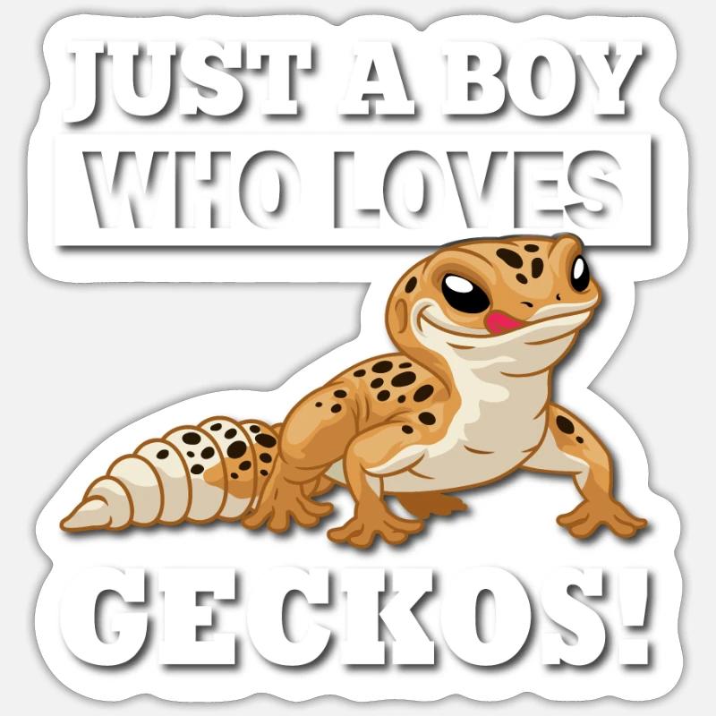 Leopard Gecko Sticker size S (10 x 10 cm)