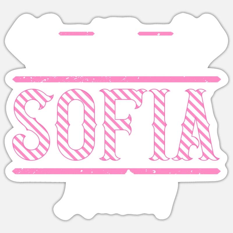 Sofia Geschenkidee Geschenk Geburtstag Sticker Größe S (10 x 10 cm)