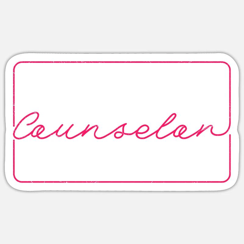 Schulbegleitung Schulberatung Schulbegleiter - Sticker Größe S (10 x 10 cm) - Mattweiß