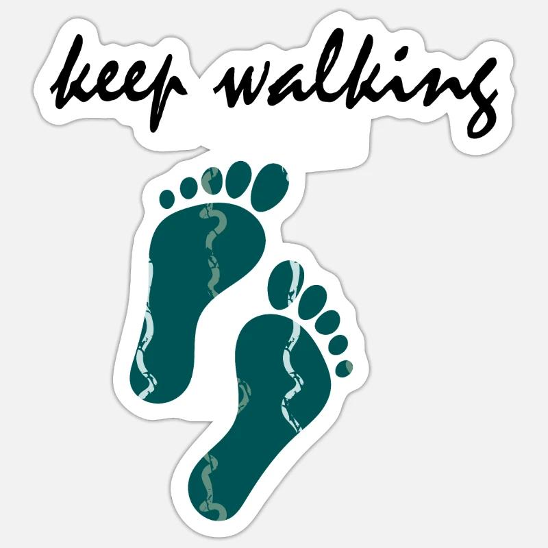 Continuez à marcher - continuez ! Sticker taille S (10 x 10 cm)