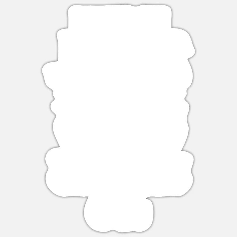 Ätherische Öl Diffusor Aromatherapie Pflanzen - Sticker Größe S (10 x 10 cm) - Mattweiß