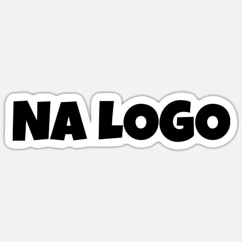 Na Logo - Sticker Größe S (10 x 10 cm) - Mattweiß