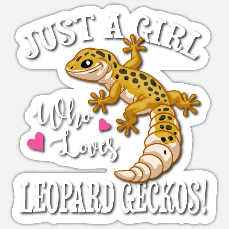Leopard Gecko Sticker size S (10 x 10 cm)