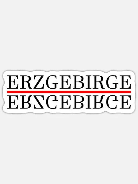 Erzgebirge Heimat - Sticker Größe S (10 x 10 cm) - Mattweiß