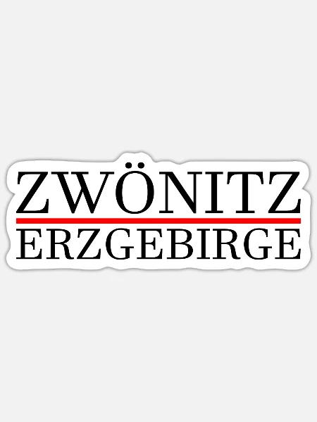 Zwönitz Erzgebirge - Sticker Größe S (10 x 10 cm) - Mattweiß