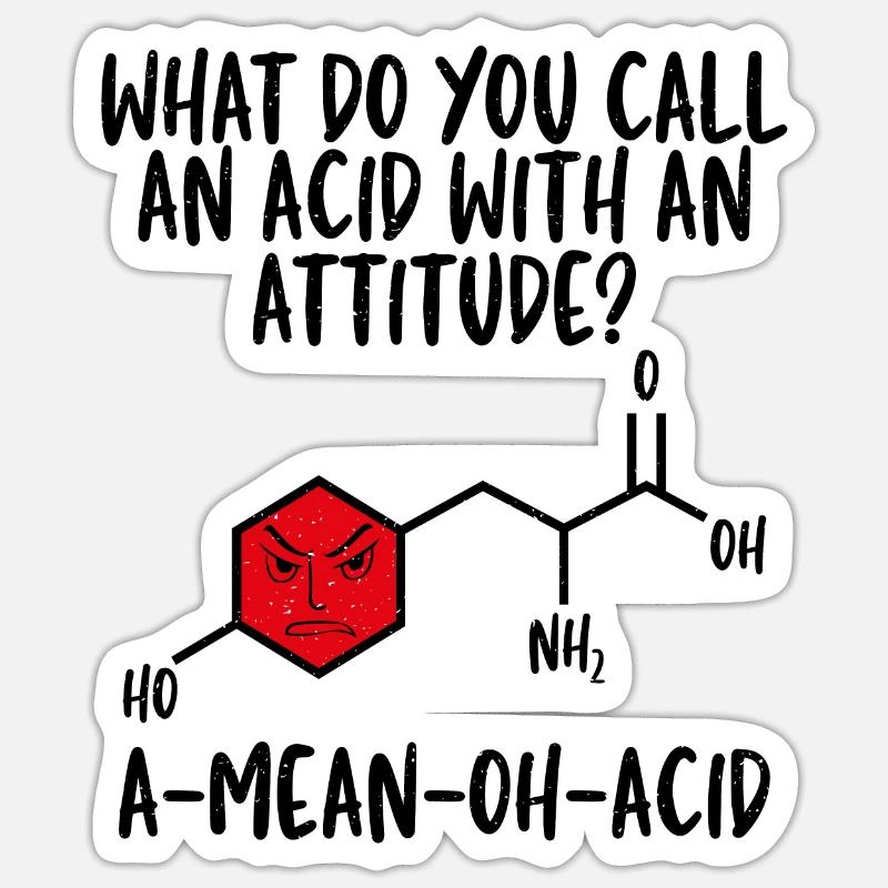 Acide avec Sticker taille S (10 x 10 cm)