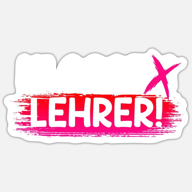 Klassenlehrer ich bin ein klasse Lehrer Sticker Größe S (10 x 10 cm)