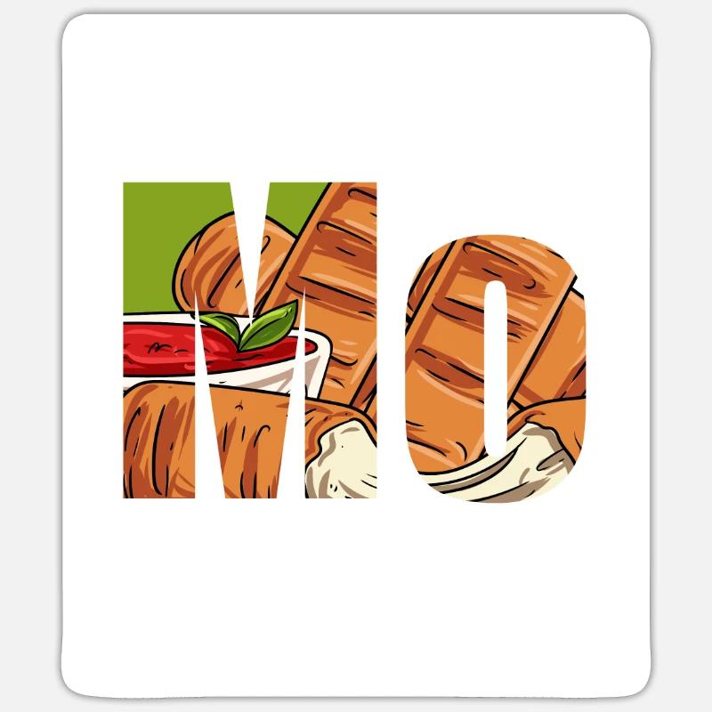 Mozzarella-Stangen Sticker Größe S (10 x 10 cm)