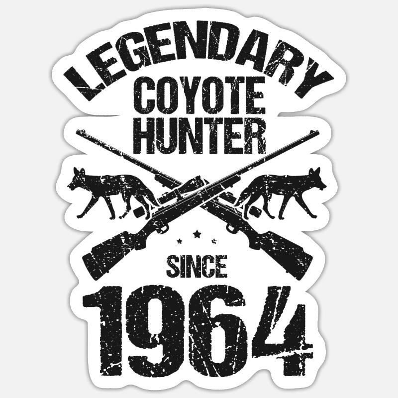 Coyote Design for Coyote Shreactors Sticker size S (10 x 10 cm)