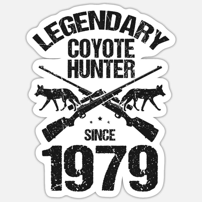 Coyote Design for Coyote Shreactors Sticker size S (10 x 10 cm)