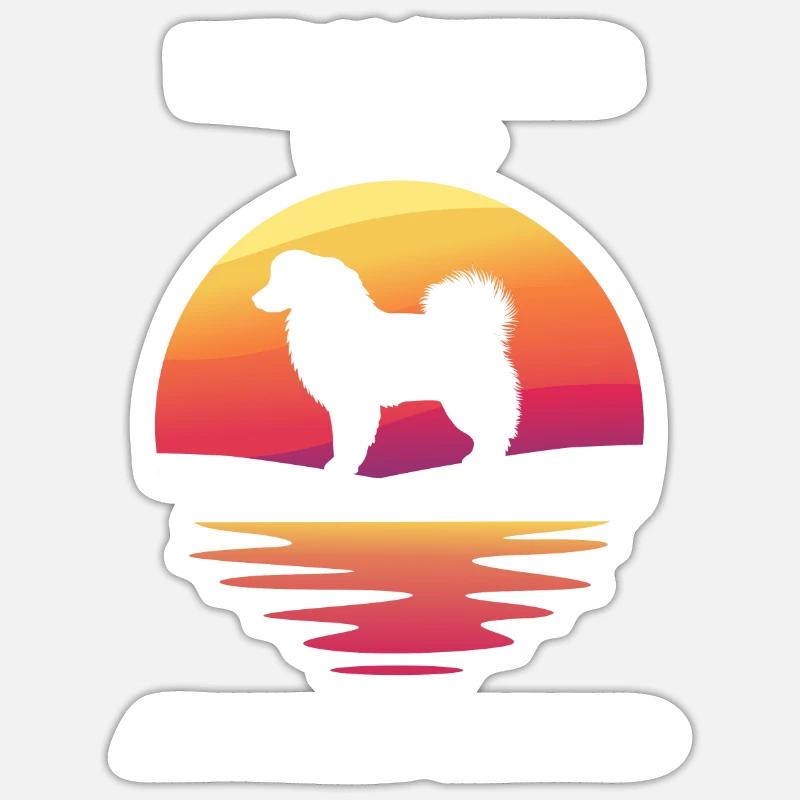 Australian Shepherd Geschenk Sticker Größe S (10 x 10 cm)