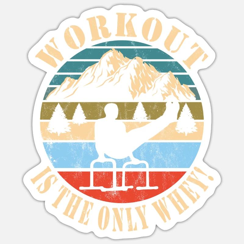 Circuit training Sticker size S (10 x 10 cm)