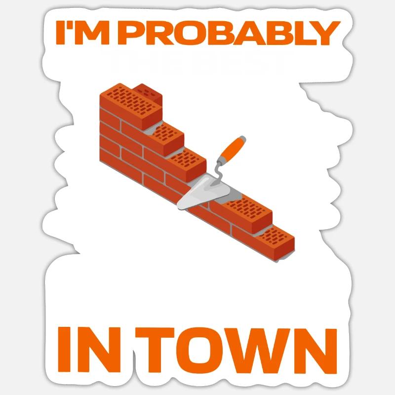 Masonry brick Sticker size S (10 x 10 cm)