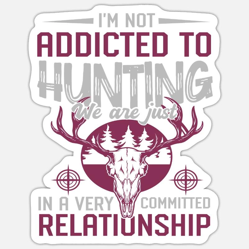 Jäger Sticker Größe S (10 x 10 cm)