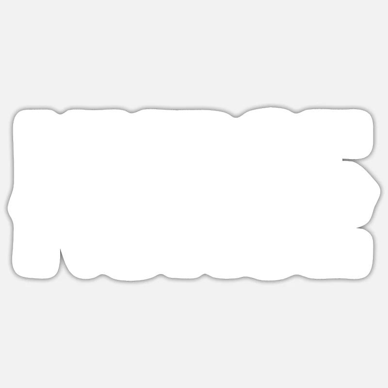 Krankenschwester - Sticker Größe S (10 x 10 cm) - Mattweiß