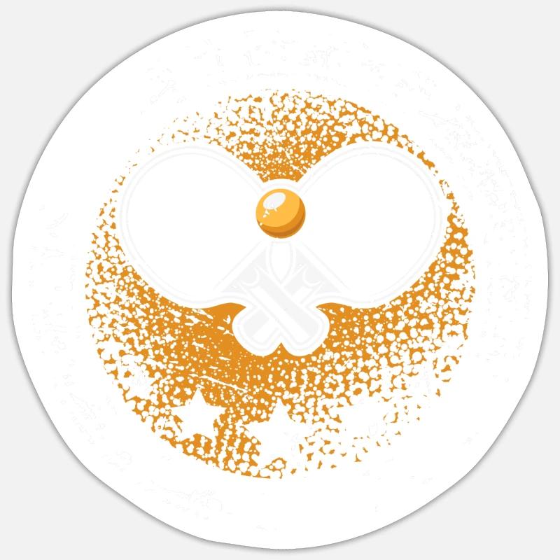 Ping-pong Sticker taille S (10 x 10 cm)